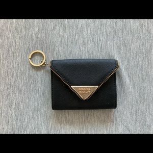 Rebecca Minkoff metro Molly keychain wallet | black